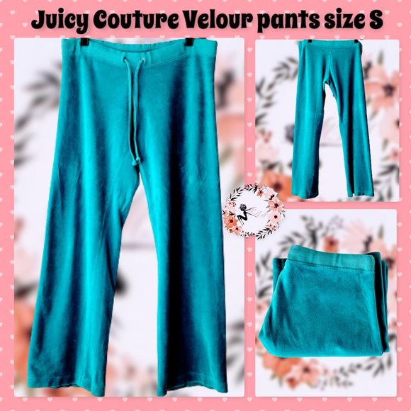 Juicy Couture Pants - 💋Juicy Couture Teal Velour Sweatpants size S